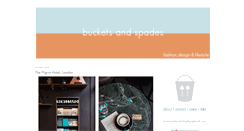 Desktop Screenshot of bucketsandspadesblog.com