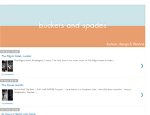 Tablet Screenshot of bucketsandspadesblog.com